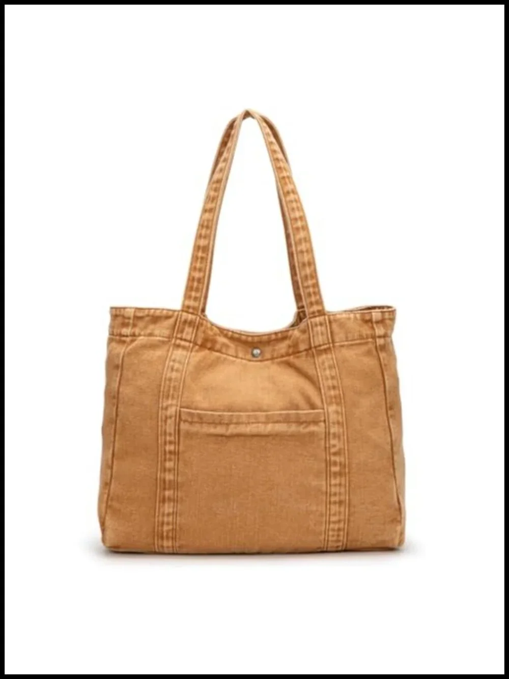 Denim Tote Bag for Women Large Jean Shoulder Handbag Casual